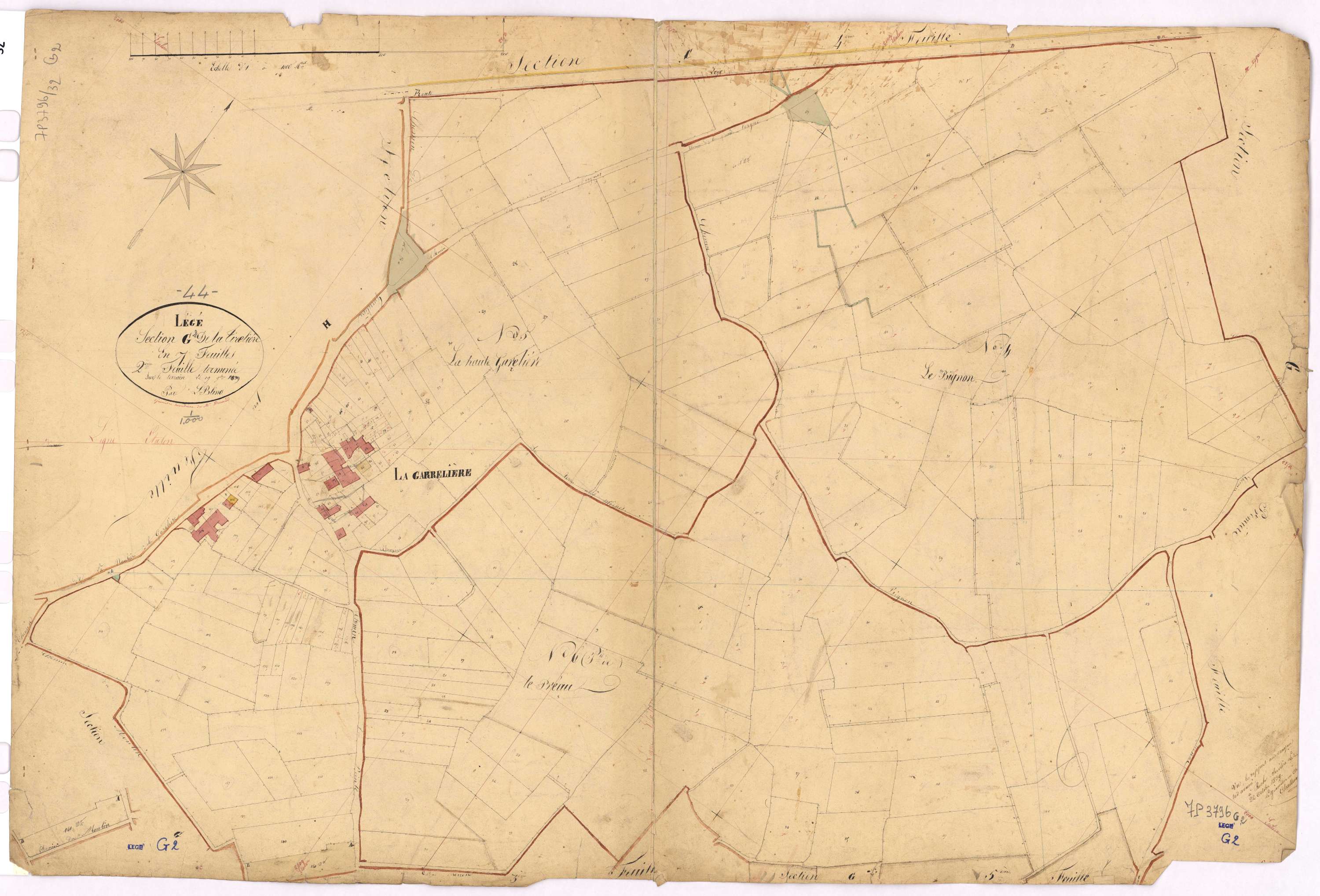 Lège - Section G2 Tirelière (section de La)