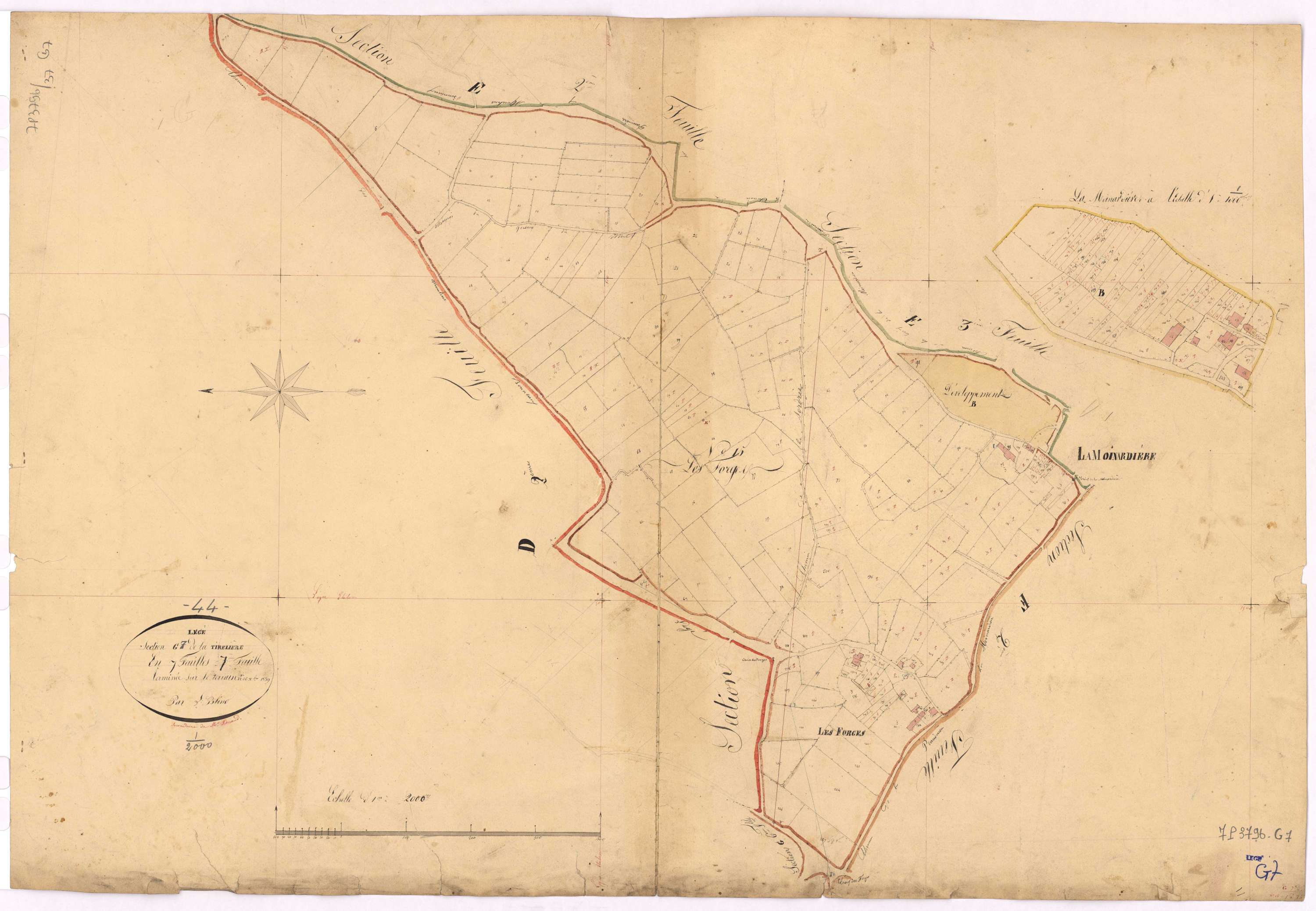 Lège - Section G7 Tirelière (section de La)