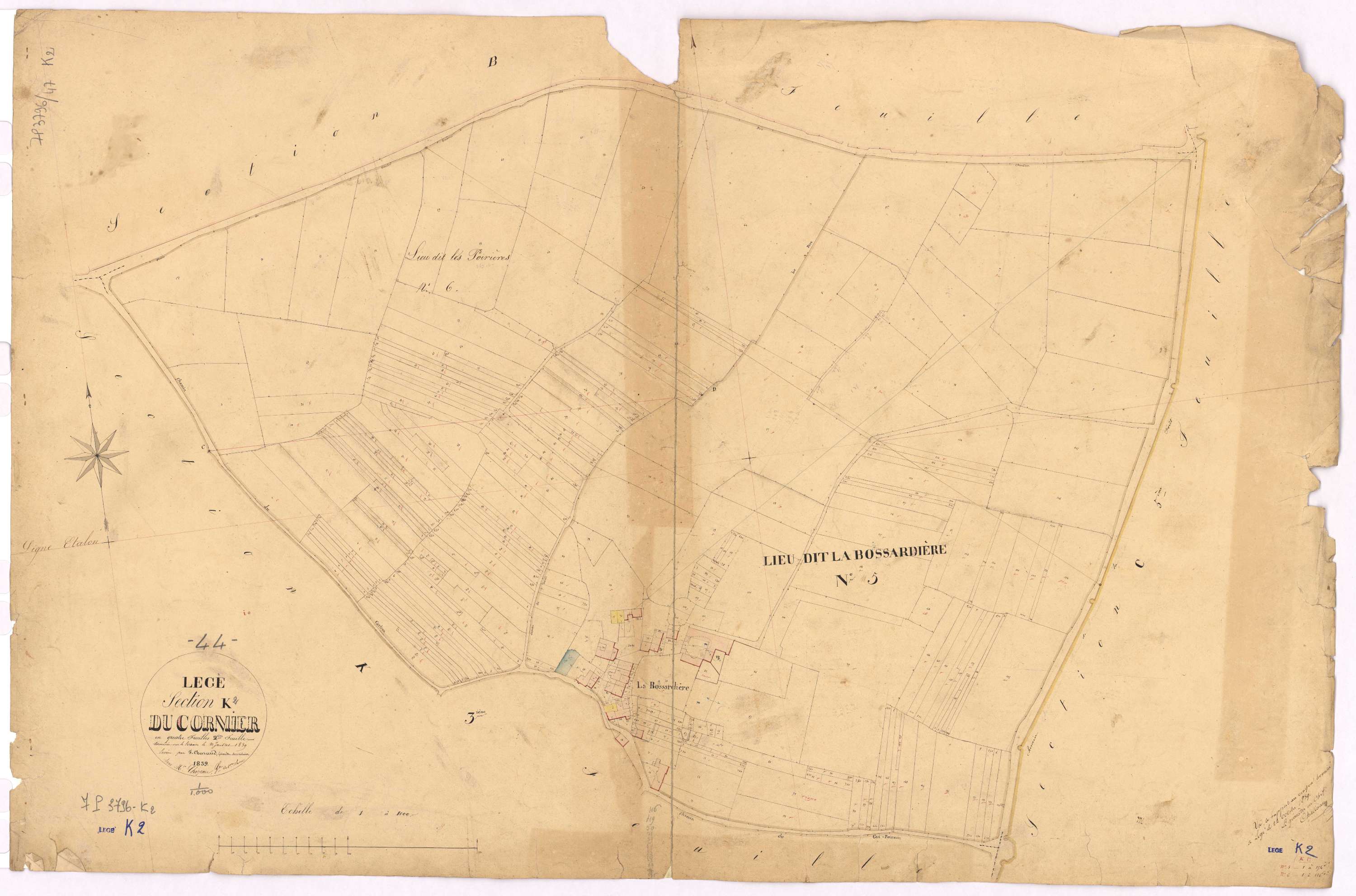 Lège - Section K2 Cormier (section du)
