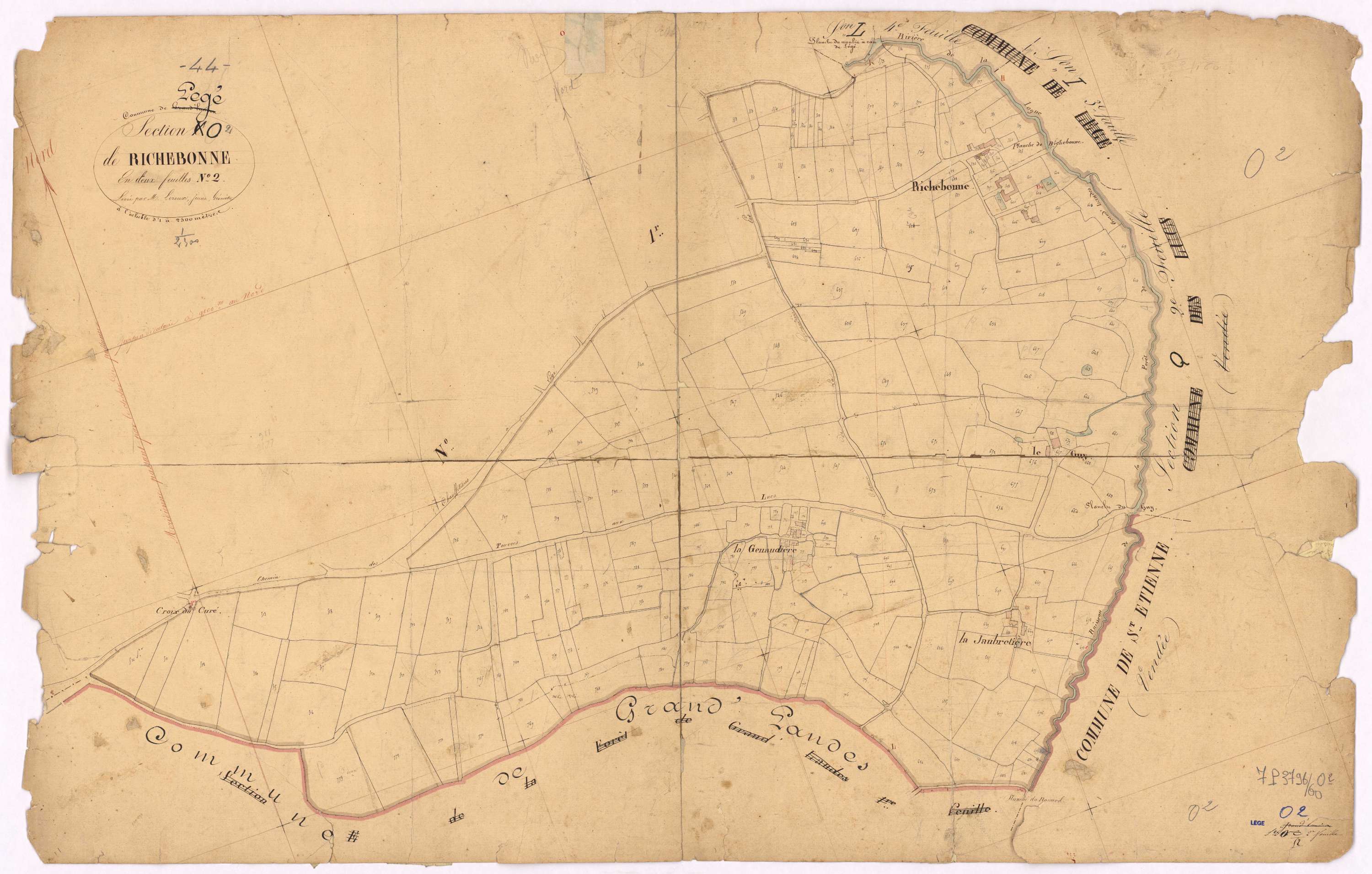 Lège - Section O2 Richebonne (section de)