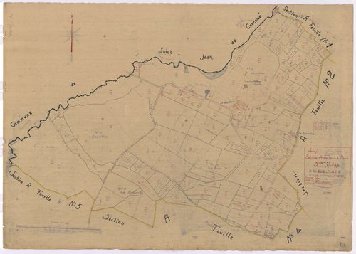 Lège - Section A3 Noue (section de La) ; 296-458