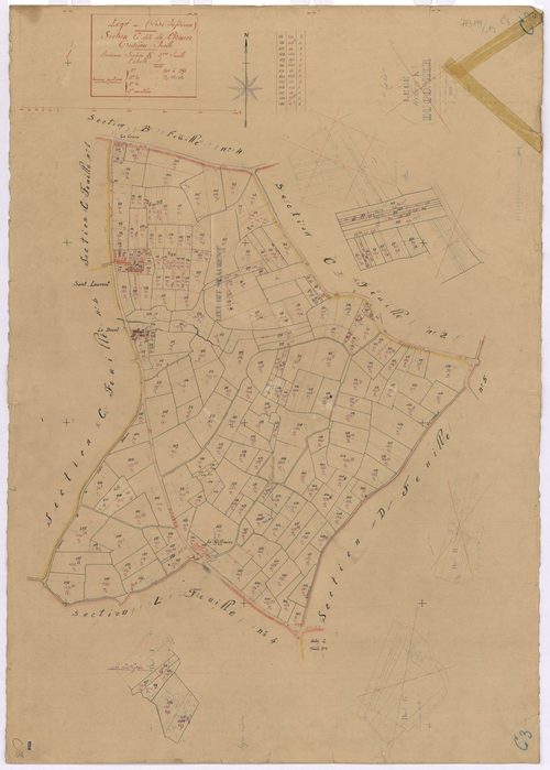 Lège - Section C3 Cormier (section du) ; 340-591