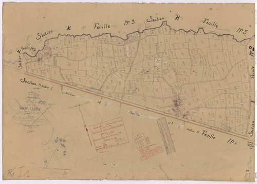 Lège - Section I1 Renaudière (section de La) ; 1-270