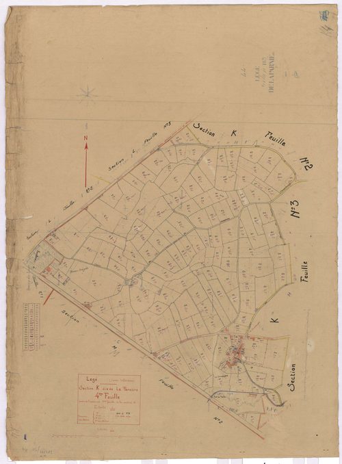 Lège - Section K4 Parnière (section de La) ; 804-978