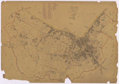 Lège - Section L1 Bourg (section du) ; 1-455