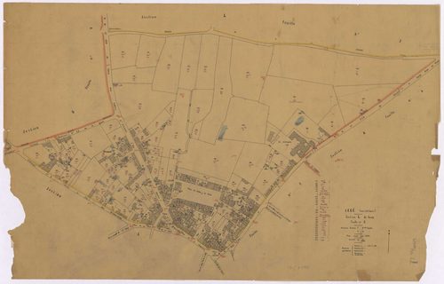 Lège - Section L2 Bourg (section du) ; 456-681