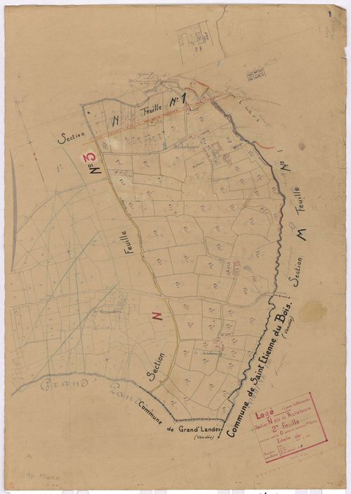Lège - Section N2 Richebonne (section de) ; 412-493