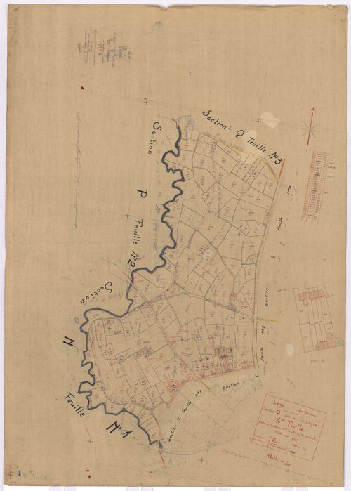 Lège - Section Q4 Logne (section de La) ; 585-759