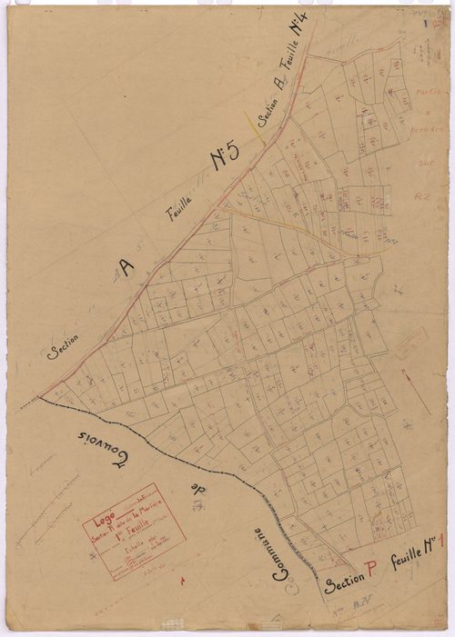 Lège - Section R1 Morlière (section de La) ; 1-265