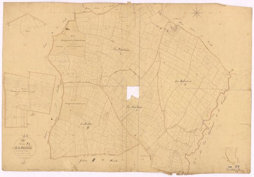 Lège - Section F1 Peaudouère (section de La)