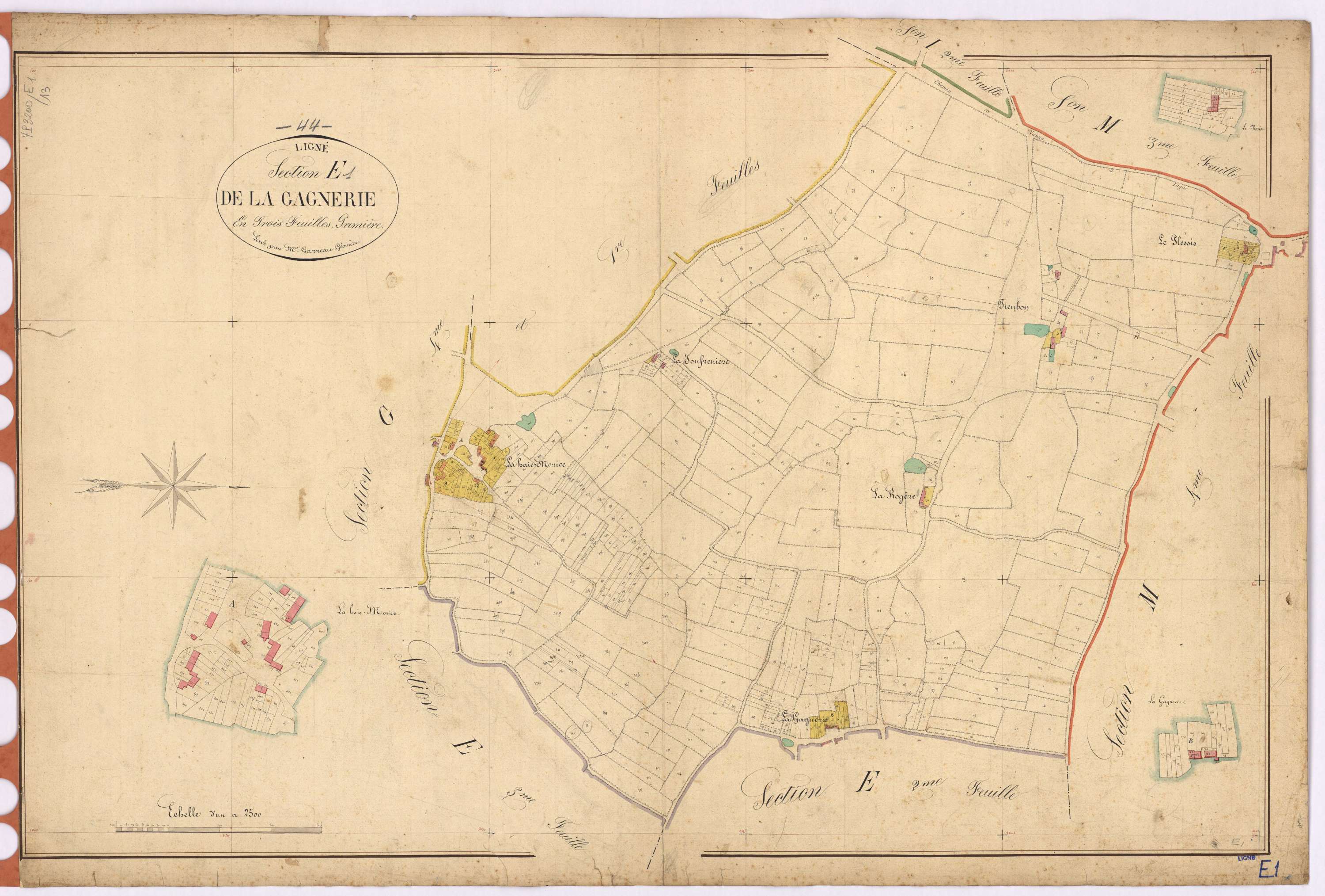 Ligné - Section E1 Gagnerie (section de La)