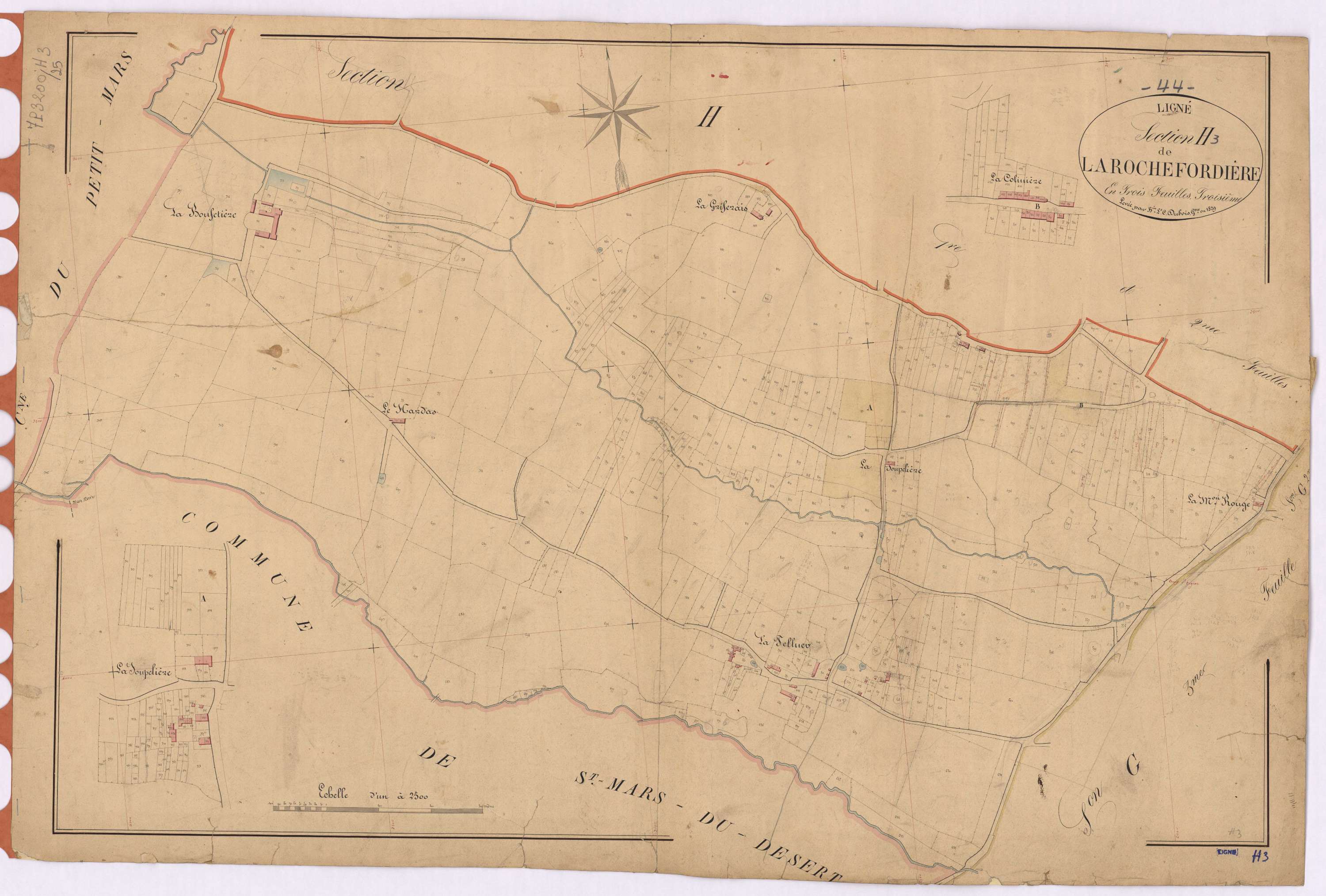 Ligné - Section H3 Rochefordière (section de La)