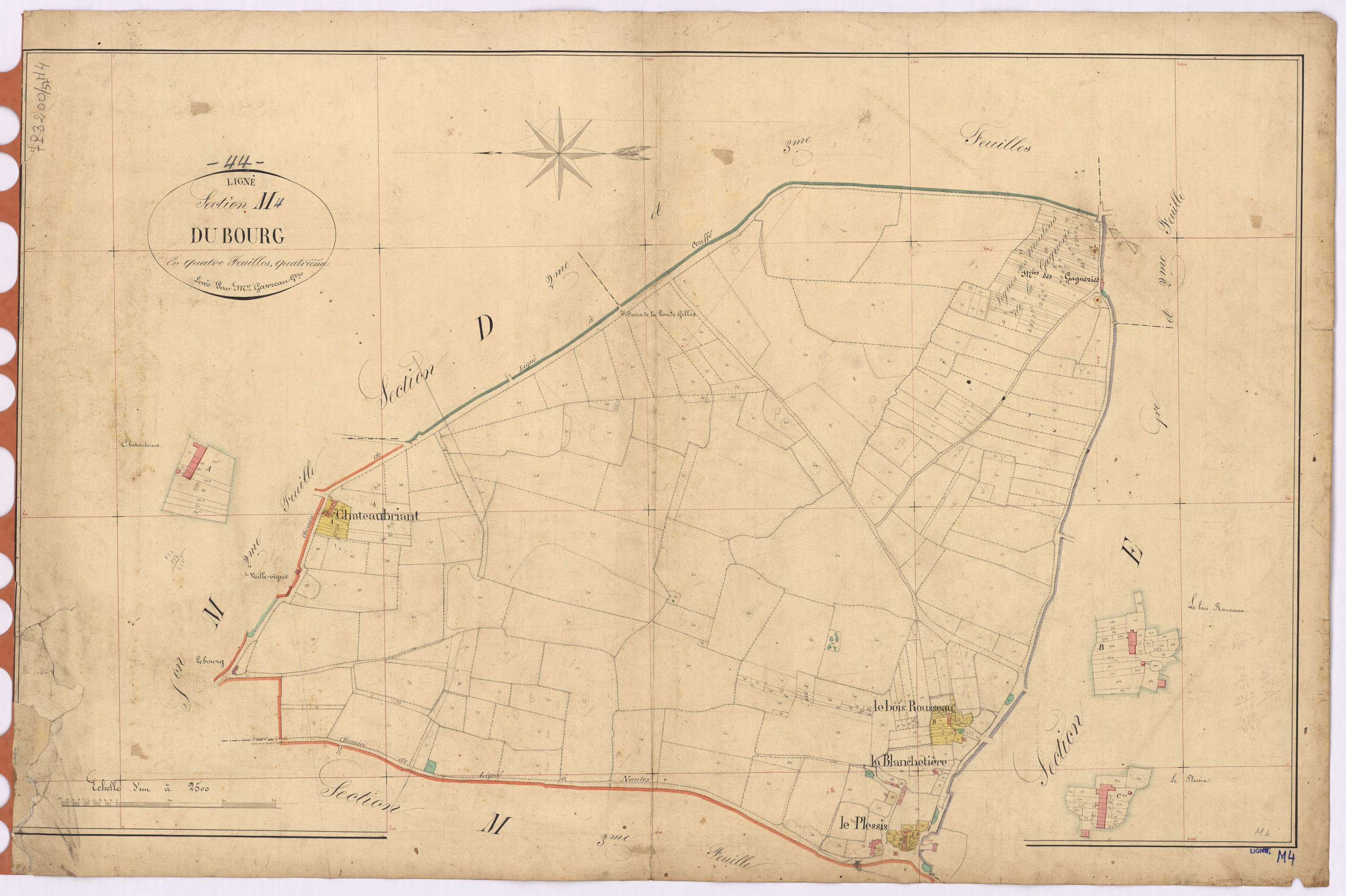 Ligné - Section M4 Bourg (section du)