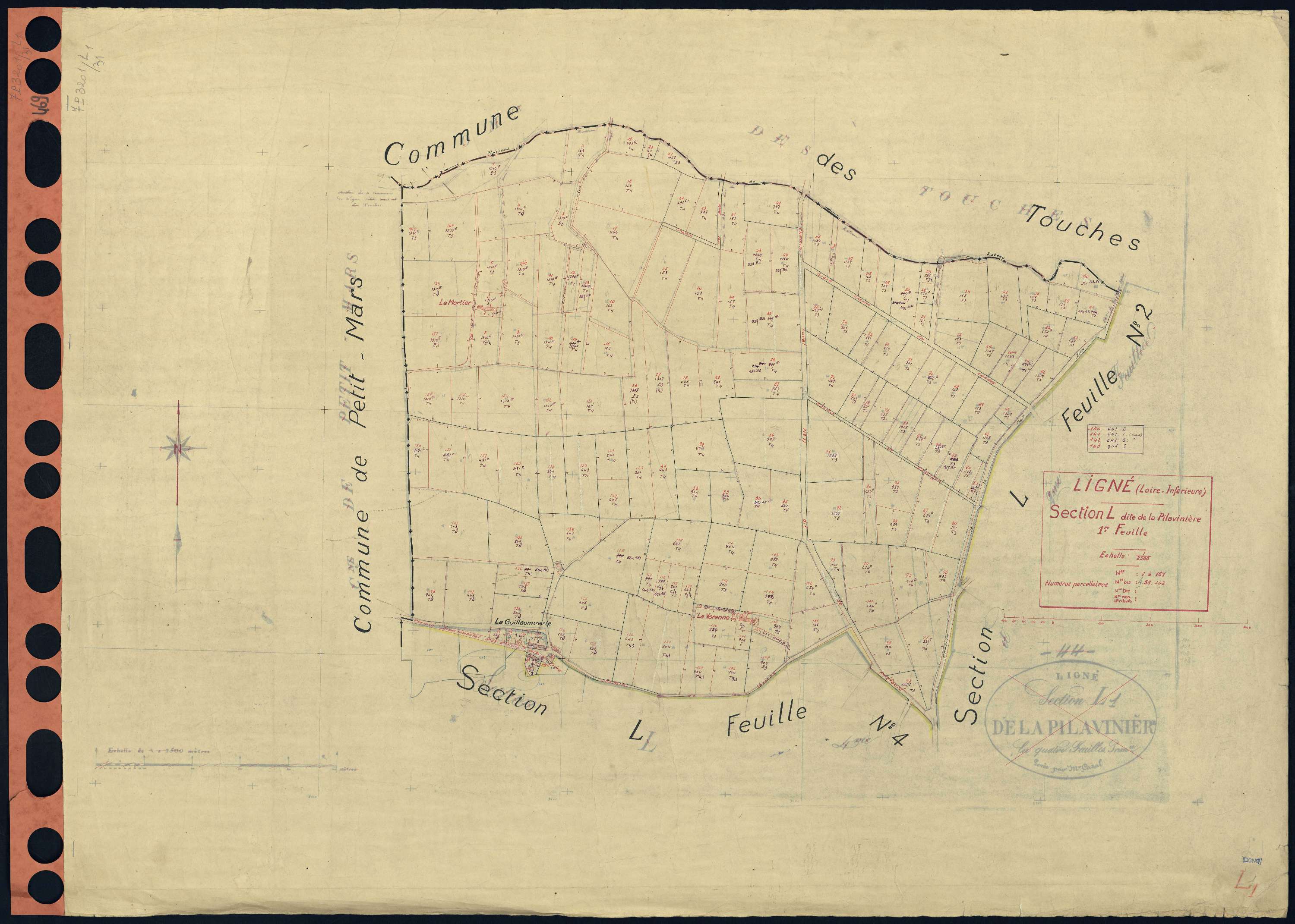 Ligné - Section L1 Pilavinière (section de La) . 1-161