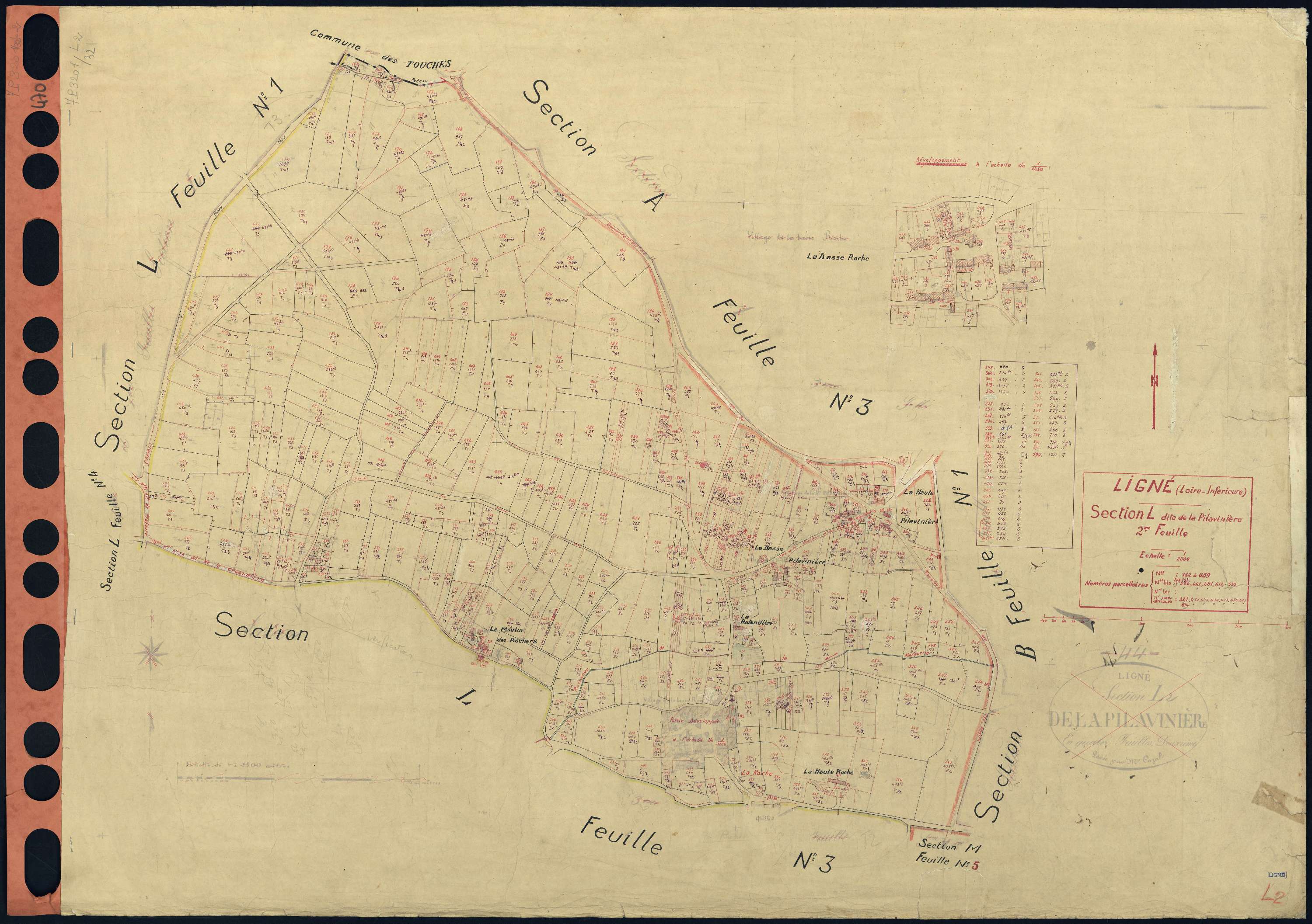 Ligné - Section L2 Pilavinière (section de La) . 162-659