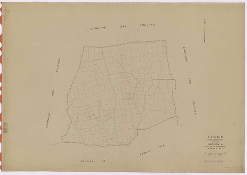 Ligné - Section A1 Corbinière (section de La) ; 1-162