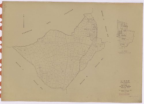 Ligné - Section A3 Corbinière (section de La) ; 649-914