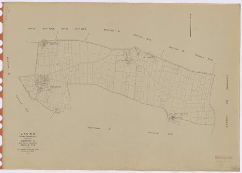 Ligné - Section E2 Gagnerie (section de La) ; 304-588
