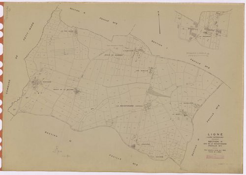 Ligné - Section H1 Rochefordière (section de La) ; 1-419