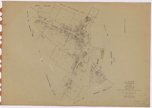 Ligné - Section M1 Bourg (section du) ; 1-333