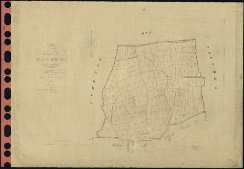 Ligné - Section A1 Corbinière (section de La) . 1-162