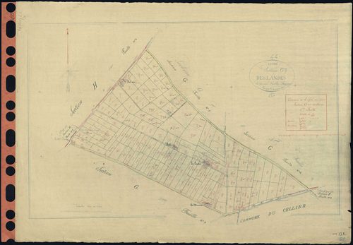Ligné - Section G2 Landes (section des) . 127-312
