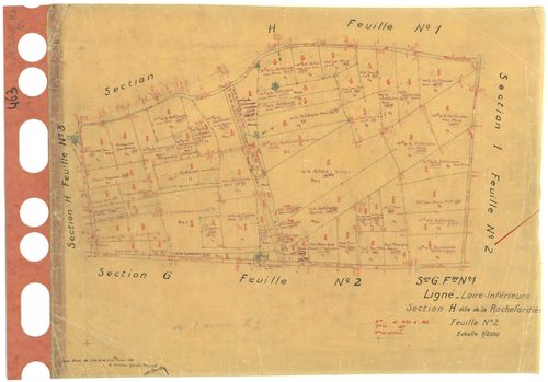 Ligné - Section H2 Rochefordière (section de La) . 420-479