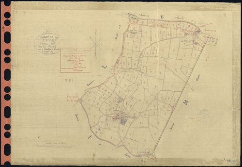 Ligné - Section M5 Bourg (section du) . 907-1081