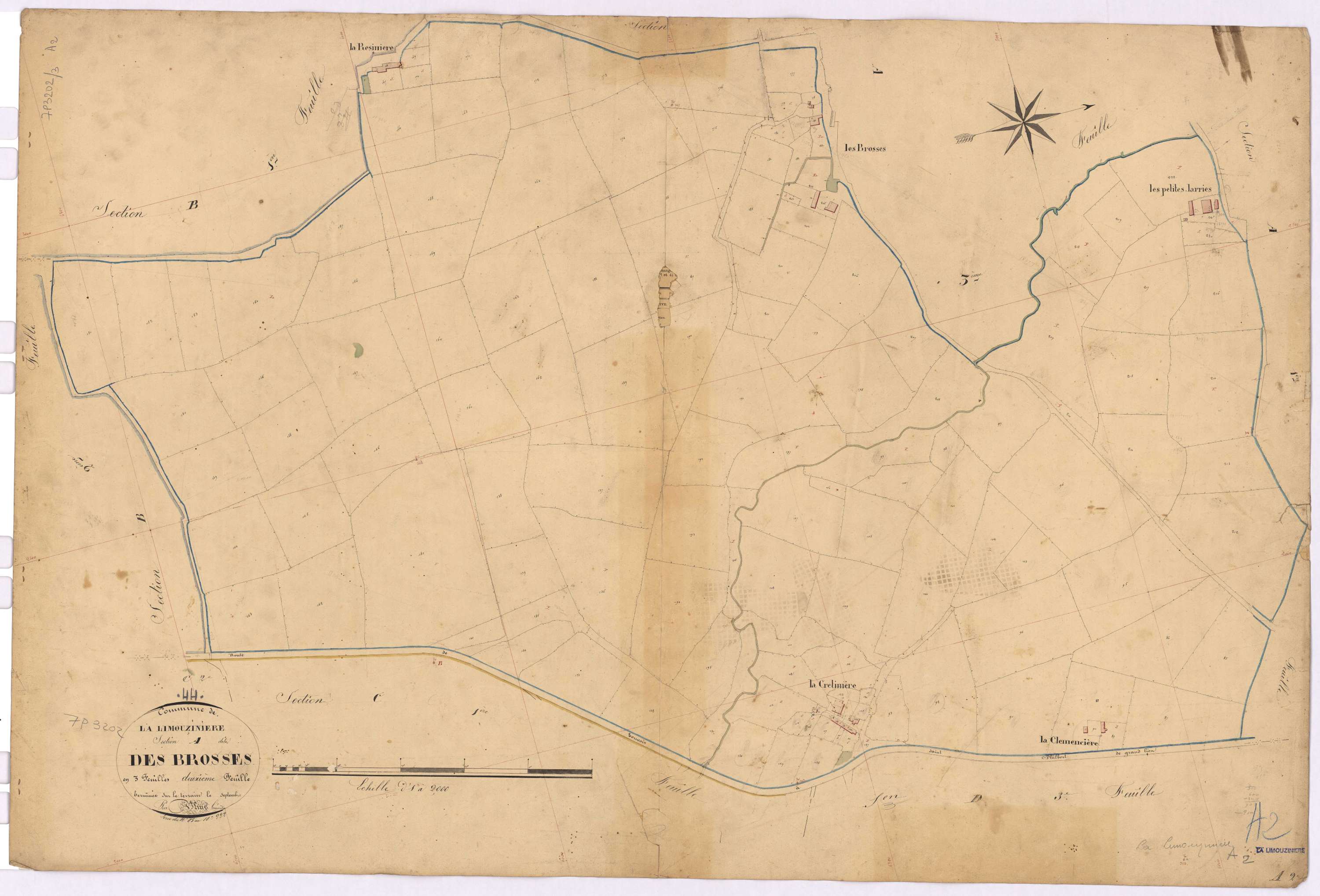 La Limouzinière - Section A2 Brosses (section des) ; 85-222
