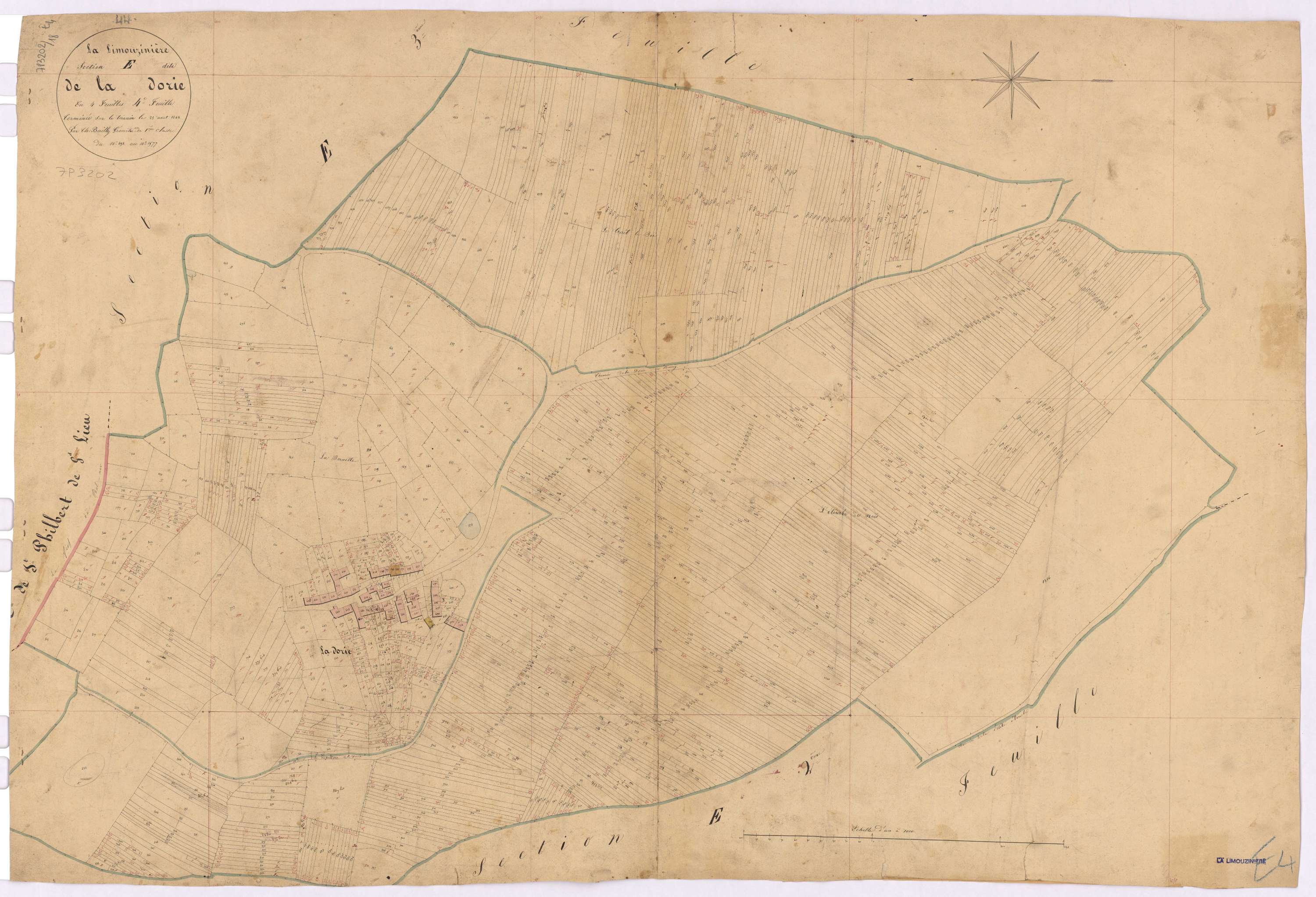 La Limouzinière - Section E4 Dorie (section de La) ; 493-1577