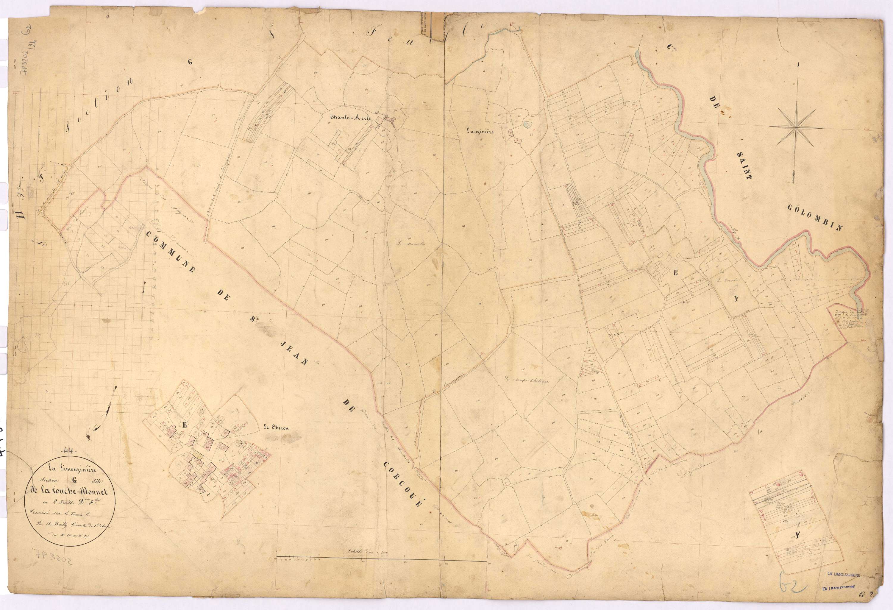 La Limouzinière - Section G2 Touche-Monnet (section de La) ; 512-907