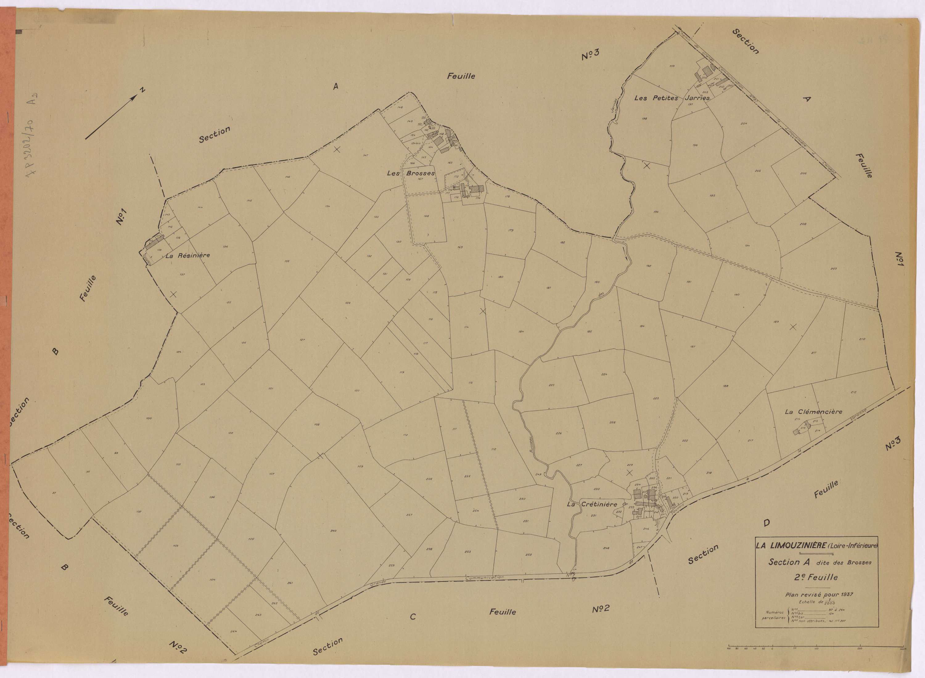 La Limouzinière - Section A2 Brosses (section des) ; 97-264