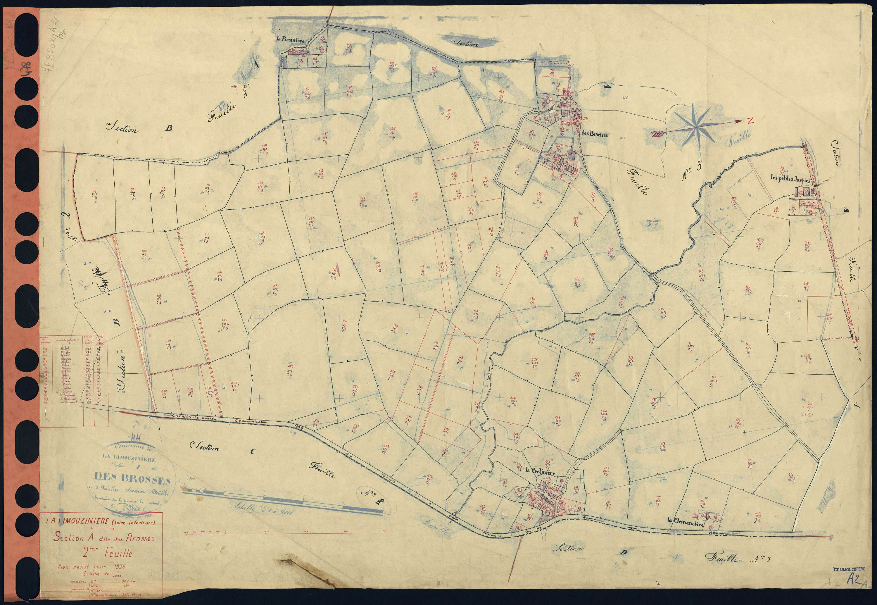 La Limouzinière - Section A2 Brosses (section des) . 97-264