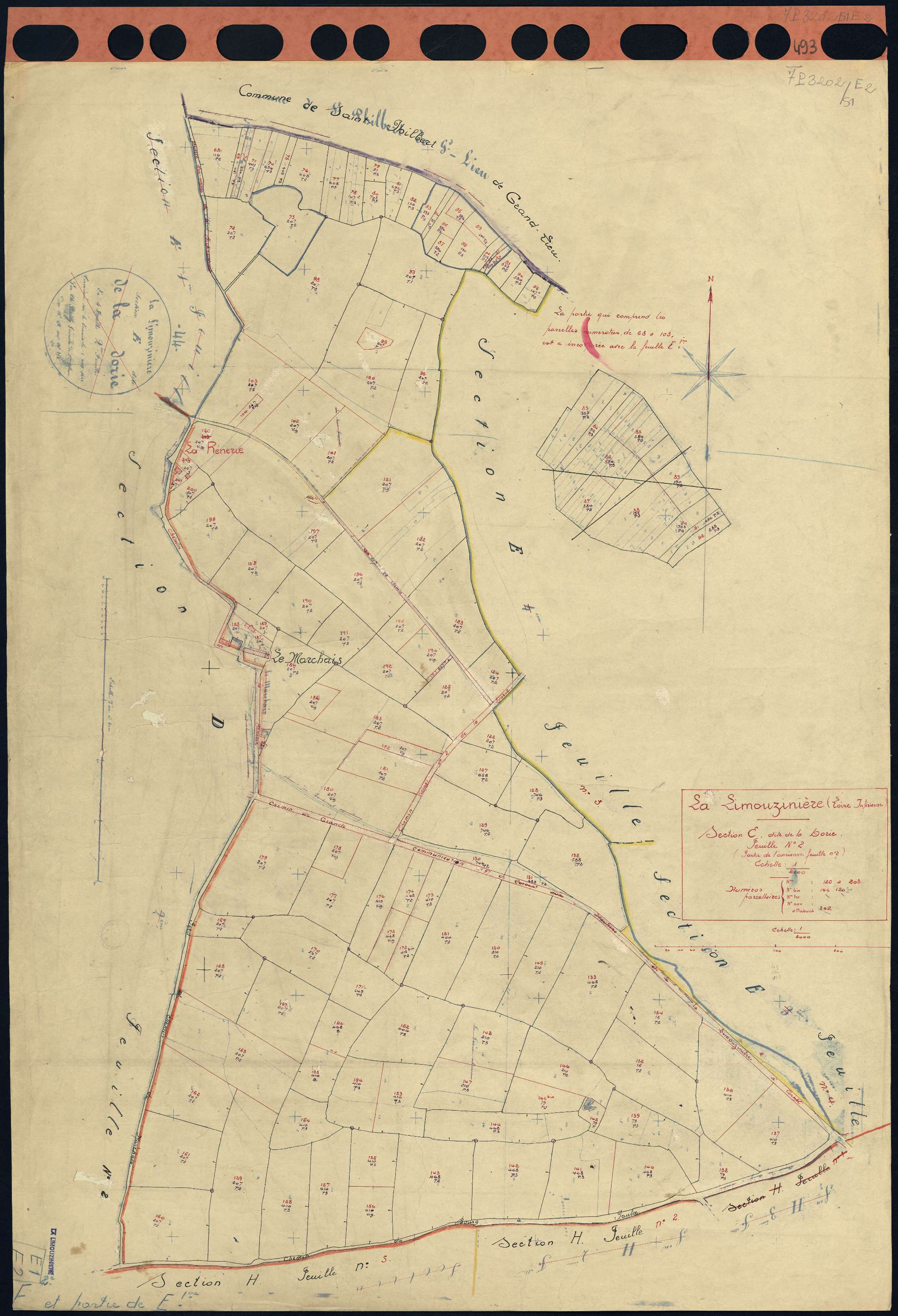 La Limouzinière - Section E2 Dorie (section de La) . 120-203