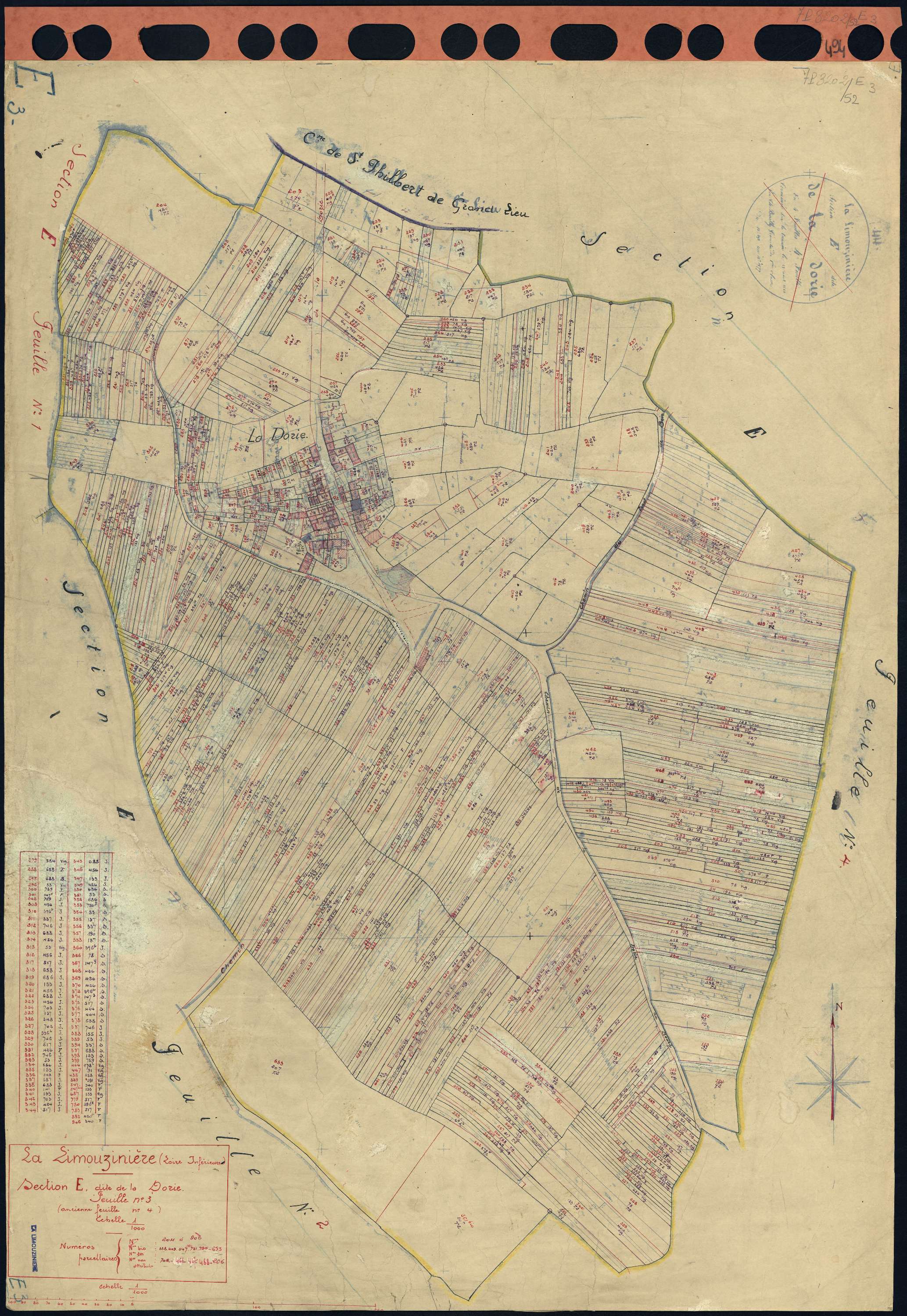 La Limouzinière - Section E3 Dorie (section de La) . 204-906
