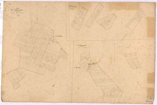 La Limouzinière - Section I1 I2 I3 (développement) Reucher (section du) ; 1-356 ; 357-716 ; 717-991 ; développement des villages de La Michellière, du Reucher et de diverses parcelles