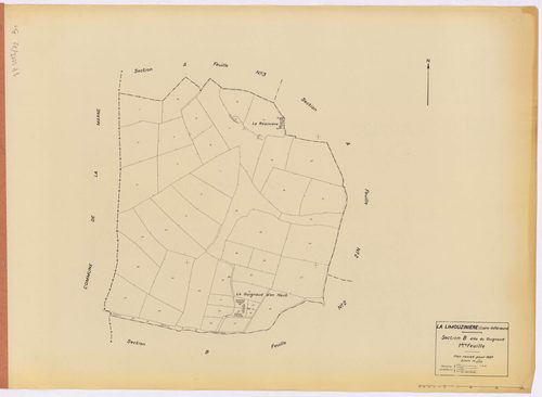 La Limouzinière - Section B1 Guignaud (section du) ; 1-51