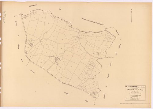 La Limouzinière - Section F2 Bourg (section du) ; 226-394