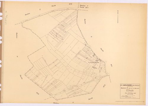 La Limouzinière - Section H1 Marnière (section de La) ; 1-245