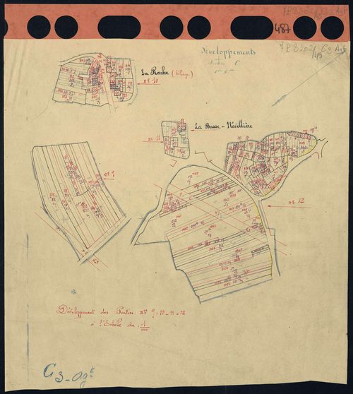 La Limouzinière - Section C3 (développement) Moulinier (section du) . 665-1175 . développement des villages de La Basse-Névellière, de La Roche et de diverses parcelles