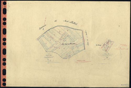 La Limouzinière - Section D1 (développement) Etangs (section des) . 1-145 . développement du village des Etangs et de diverses parcelles
