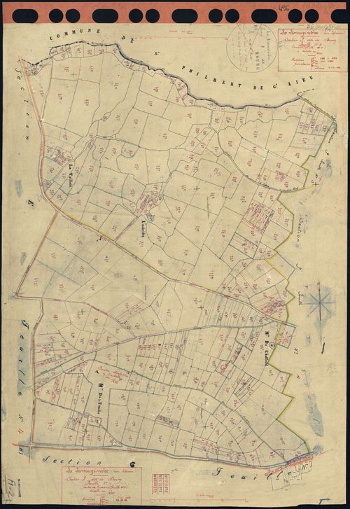 La Limouzinière - Section F1 F2 Bourg (section du) . 1-225 . 226-394