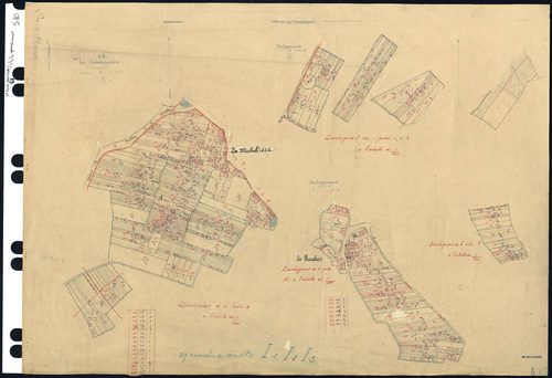 La Limouzinière - Section I1 I2 I3 (développement) Reucher (section du) . 1-329 . 330-631 . 632-845 . développement des villages de La Michellière, du Reucher et de diverses parcelles