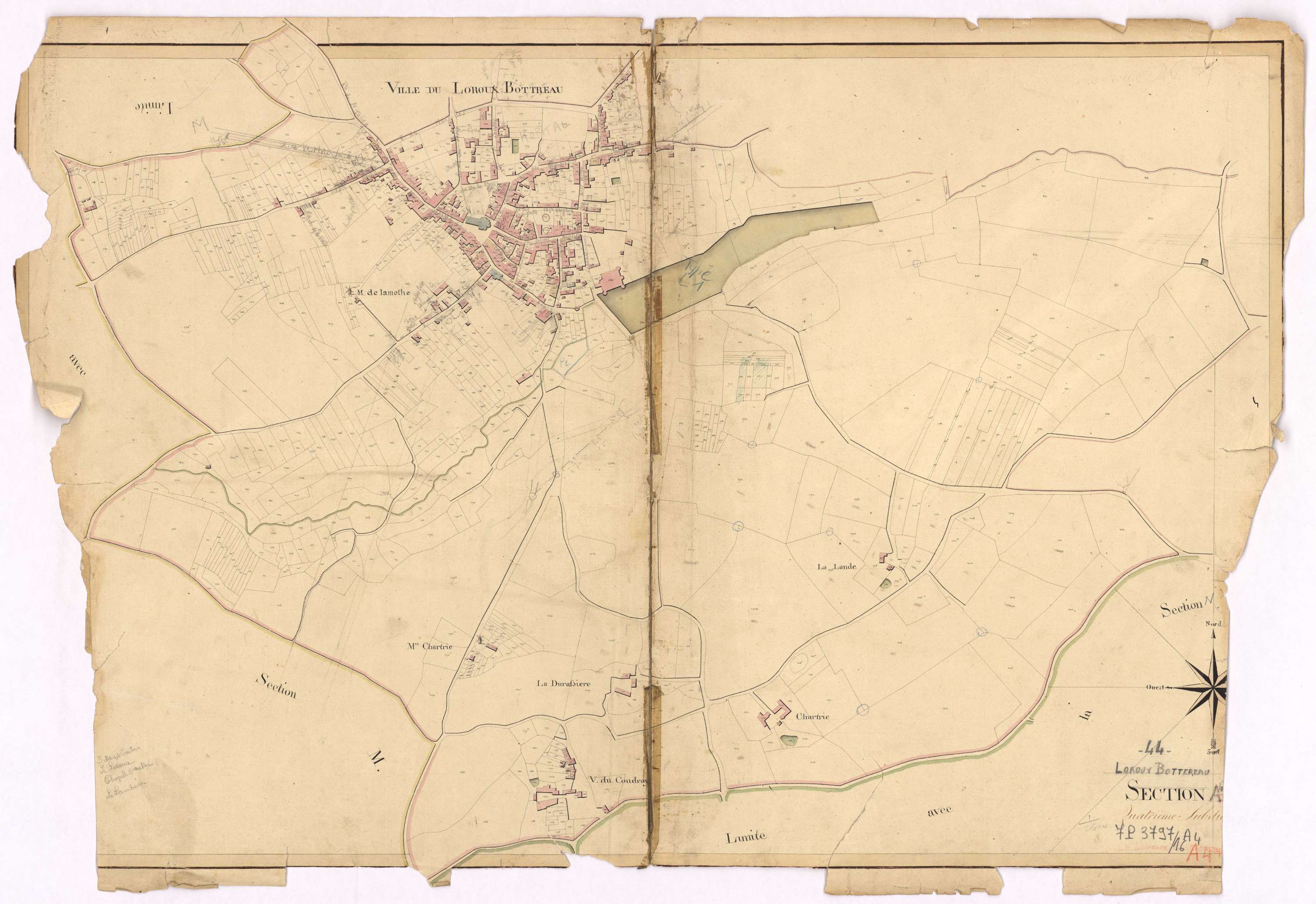 Le Loroux-Bottereau - Section A4 Ville (section de La)