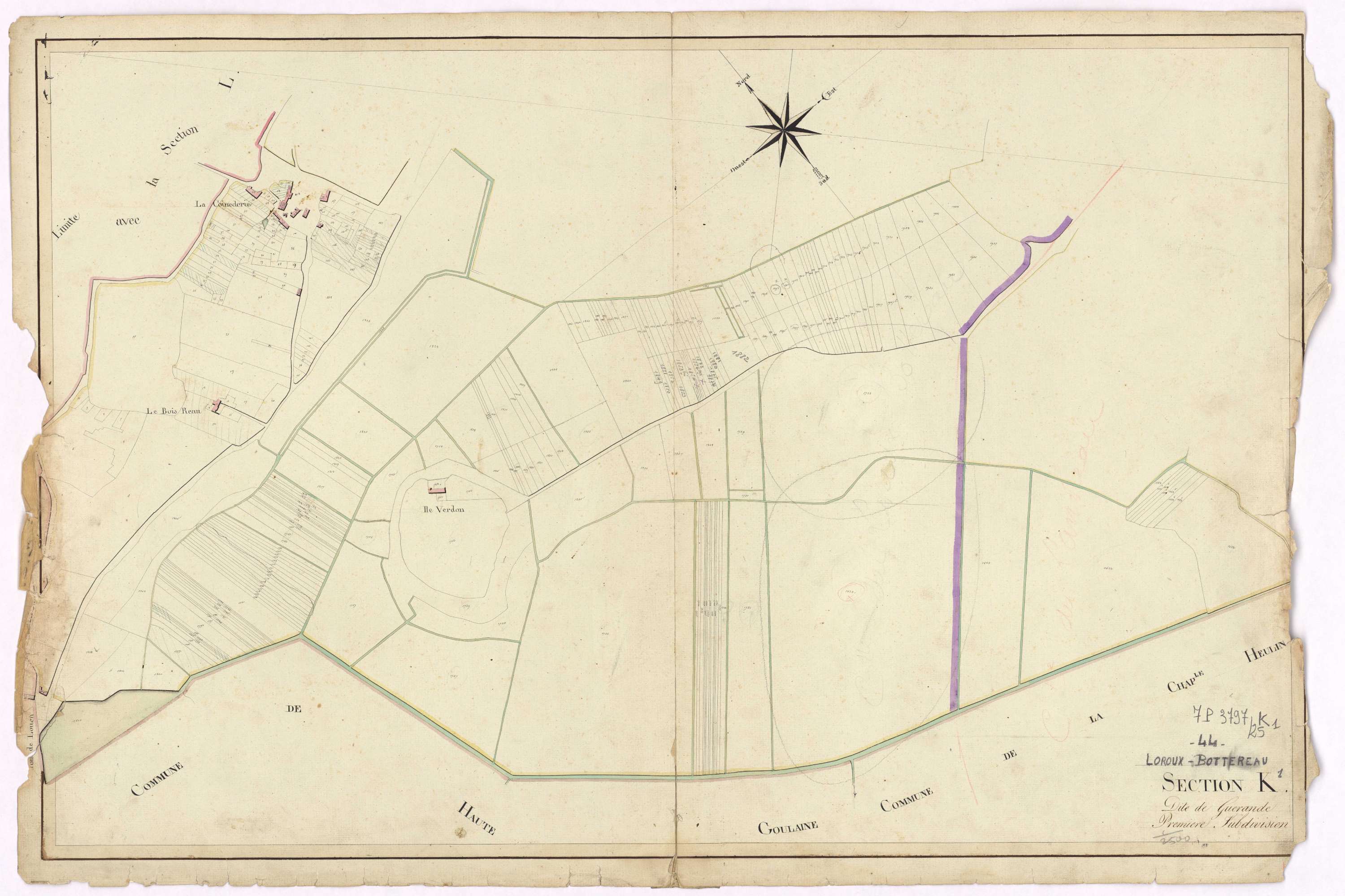 Le Loroux-Bottereau - Section K1 Guérande (section de)