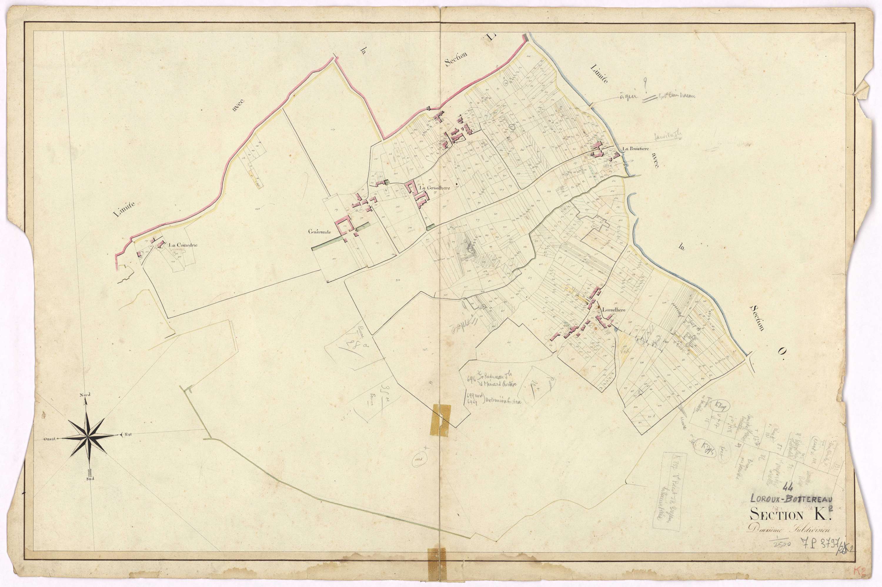 Le Loroux-Bottereau - Section K2 Guérande (section de)
