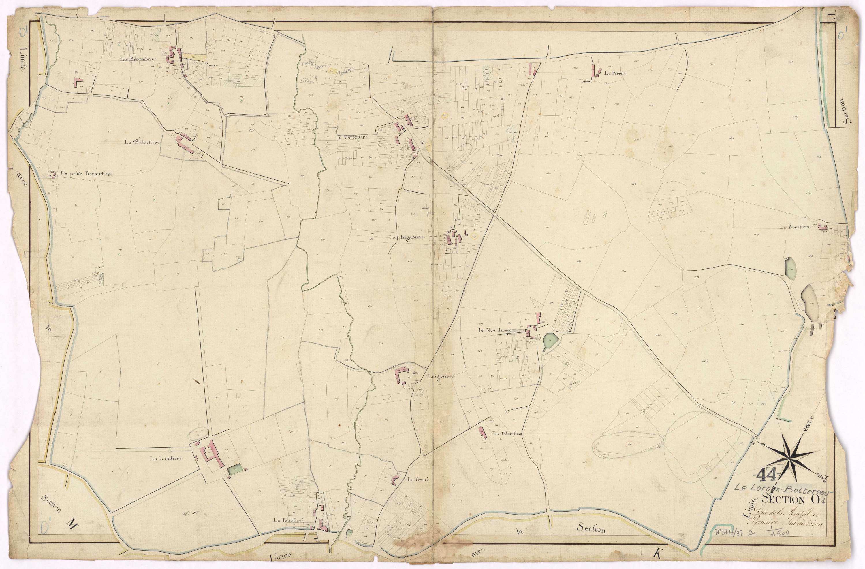 Le Loroux-Bottereau - Section O1 Martellière (section de La)