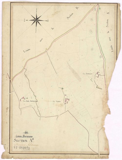 Le Loroux-Bottereau - Section A3 Ville (section de La)