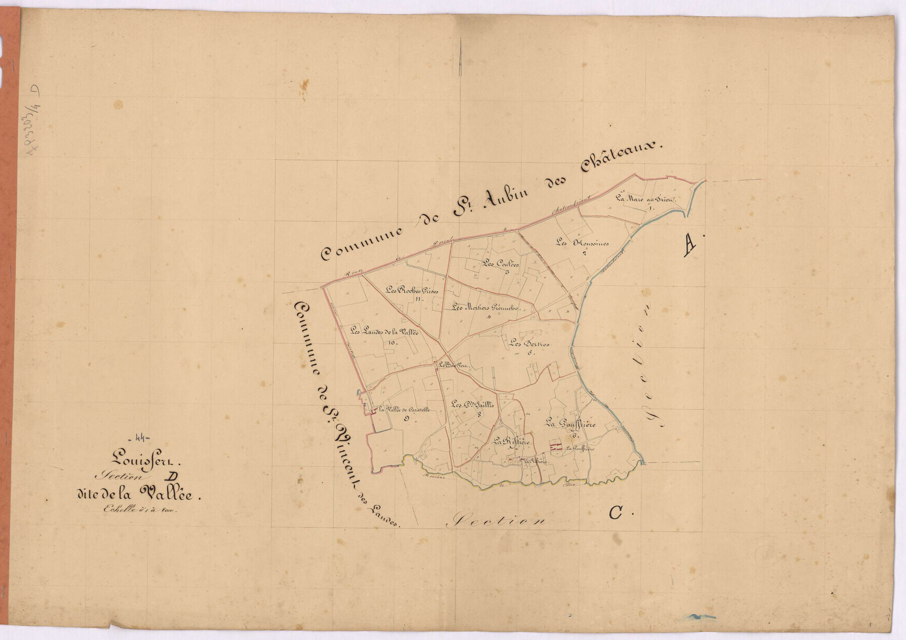 Louisfert - Section D Vallée (section de La)