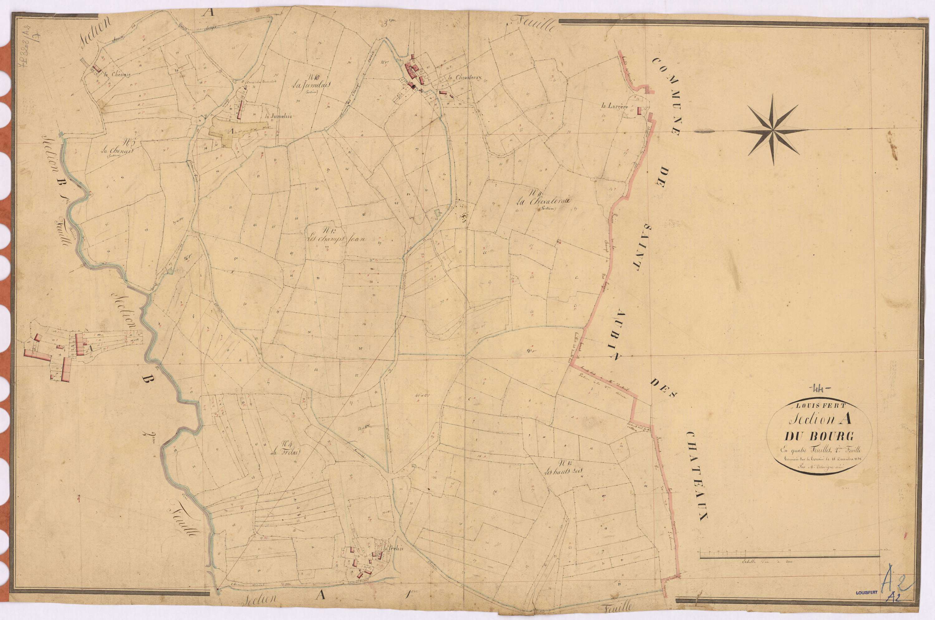 Louisfert - Section A2 Bourg (section du)